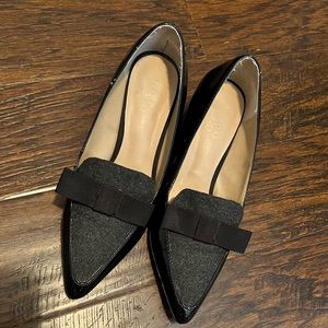 Franco Sarto Black Loafers